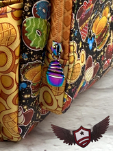 Load image into Gallery viewer, RTS Mini Backpack - Disney Snacks (faux leather pockets)