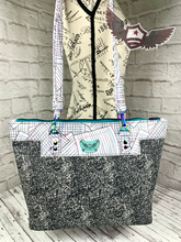 Load image into Gallery viewer, RTS Large Tote bag - Composition Notebook