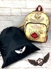 Load image into Gallery viewer, Custom Made Mini Backpack - HP Map (preorder)
