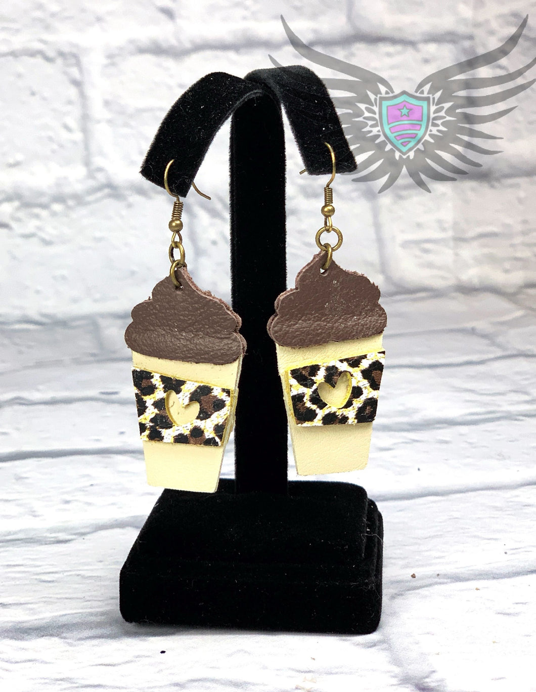 Faux Leather Earrings - 2