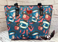 Load image into Gallery viewer, RTS Large Tote bag - Bite Me (sublimated)
