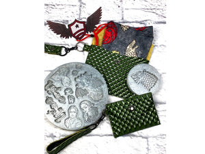 Faux Leather Accessories - wristlets, wallets, small purses, and coin purses