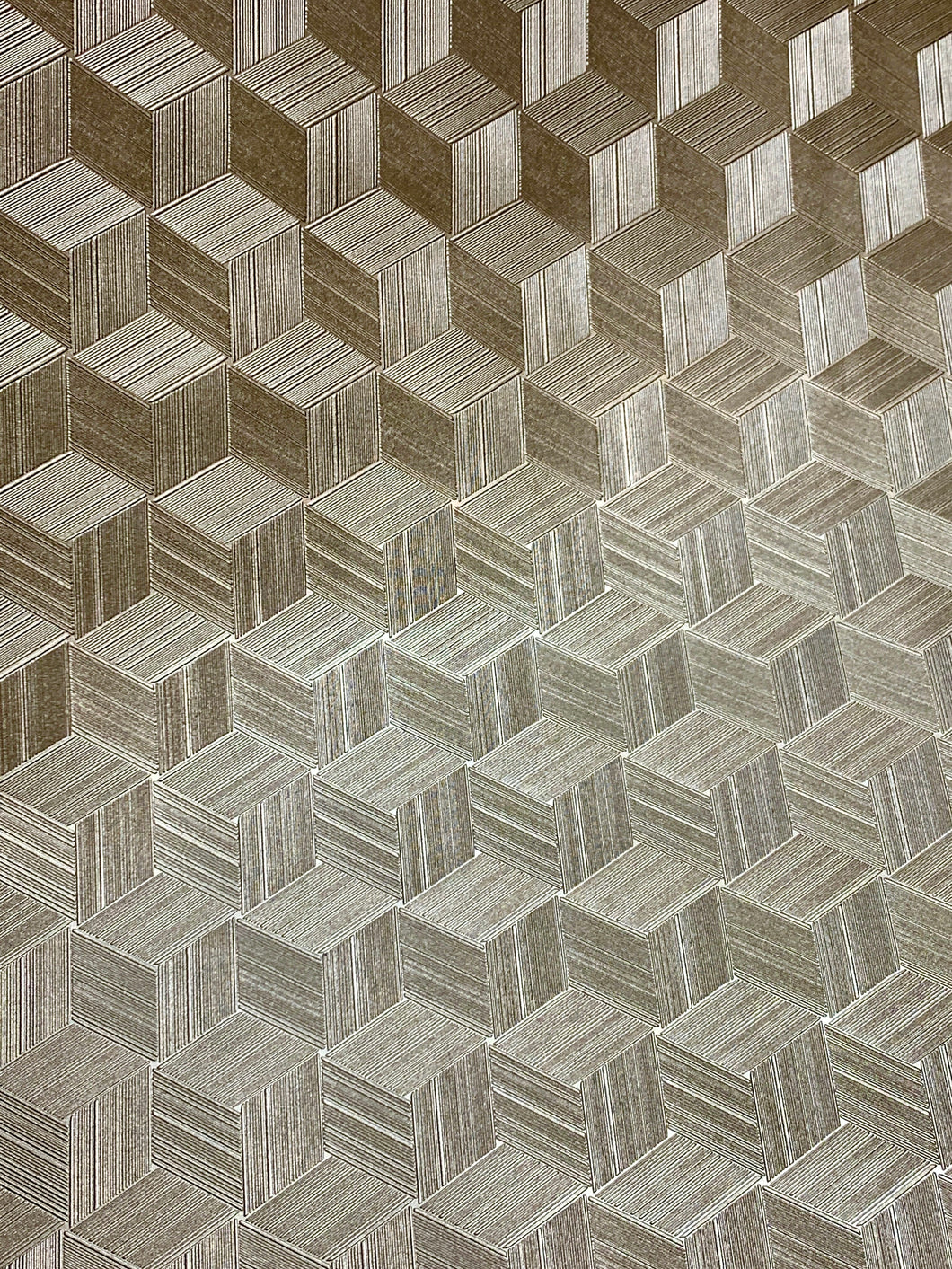 Vinyl - Matte Gold 3D blocks
