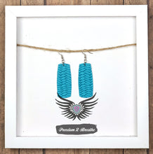 Load image into Gallery viewer, Genuine Leather Earrings - Bar Shaped
