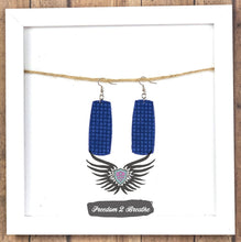 Load image into Gallery viewer, Genuine Leather Earrings - Bar Shaped
