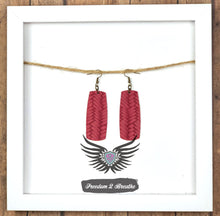 Load image into Gallery viewer, Genuine Leather Earrings - Bar Shaped
