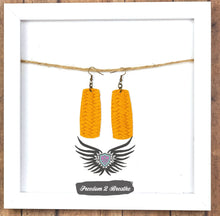 Load image into Gallery viewer, Genuine Leather Earrings - Bar Shaped
