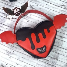 Load image into Gallery viewer, RTS Handbag -Bite Me Winged wristlet
