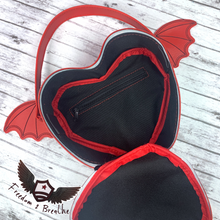 Load image into Gallery viewer, RTS Handbag -Bite Me Winged wristlet
