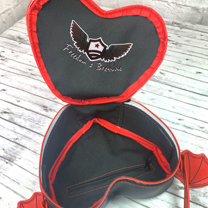 RTS Handbag -Bite Me Winged wristlet