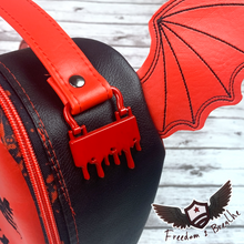 Load image into Gallery viewer, RTS Handbag -Bite Me Winged wristlet
