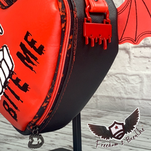 Load image into Gallery viewer, RTS Handbag -Bite Me Winged wristlet
