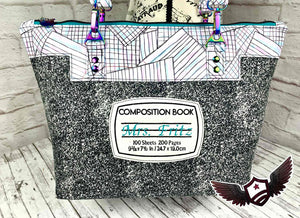 RTS Large Tote bag - Composition Notebook